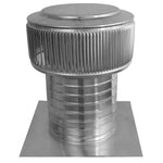 Gravity Ventilator - Aura Ventilator | 8" Diameter | 8" Tall Collar | Flat Base | 50 Sq. In. NFA - Active Ventilation Products