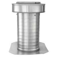 Flat Roof Attic Vent - Keepa Vent | 7" Diameter | Flat Base | 38 Sq. In. NFA - Active Ventilation Products