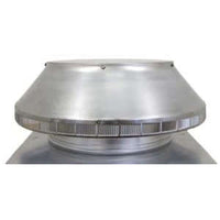 Roof Louver - Pop Vent | 16" Diameter | 2" Tall Collar | Flat Flange | 200 Sq. In. NFA - Active Ventilation Products