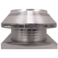 Roof Louver 16" with Curb Mount Sub - Base - Pop Vent | 16" Diameter | 4" Tall Collar | 200 Sq. In. NFA - Active Ventilation Products