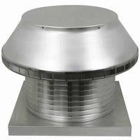 Roof Louver 18" with Curb Mount Sub Base - Pop Vent | 18" Diameter | 12" Tall Collar | 254 Sq. In. NFA - Active Ventilation Products