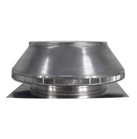 Roof Louver - Pop Vent | 18" Diameter | 2" Tall Collar | Flat Flange | 254 Sq. In. NFA - Active Ventilation Products