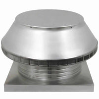 Roof Louver 18" with Curb Mount Sub Base - Pop Vent | 18" Diameter | 6" Tall Collar | 254 Sq. In. NFA - Active Ventilation Products