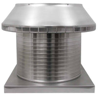 Roof Louver 20" with Curb Mount Sub Base - Pop Vent | 20" Diameter | 12" Tall Collar | 314 Sq. In. NFA - Active Ventilation Products