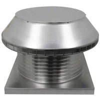 Roof Louver 20" with Curb Mount Sub Base - Pop Vent | 20" Diameter | 8" Tall Collar | 314 Sq. In. NFA - Active Ventilation Products