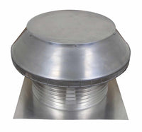 Roof Louver - Pop Vent | 20" Diameter | 8" Tall Collar | Flat Flange | 314 Sq. In. NFA - Active Ventilation Products