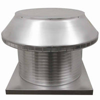 Roof Louver 24" with Curb Mount Sub Base - Pop Vent | 24" Diameter | 12" Tall Collar | 452 Sq. In. NFA - Active Ventilation Products