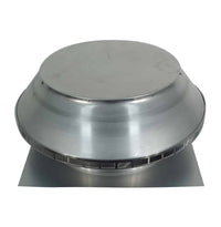 Roof Louver - Pop Vent | 24" Diameter | 4" Tall Collar | Flat Flange | 452 Sq. In. NFA - Active Ventilation Products