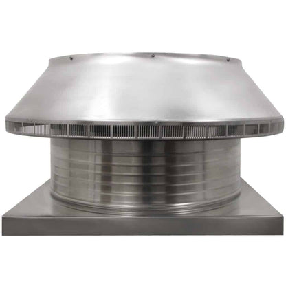 Roof Louver for Air Intake - Pop Vent with Curb Mount Flange PV-24-C6-CMF-front