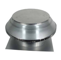 Roof Louver - Pop Vent | 24" Diameter | 6" Tall Collar | Flat Flange | 452 Sq. In. NFA - Active Ventilation Products