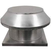 Roof Louver 24" with Curb Mount Sub Base - Pop Vent | 24" Diameter | 8" Tall Collar | 452 Sq. In. NFA - Active Ventilation Products