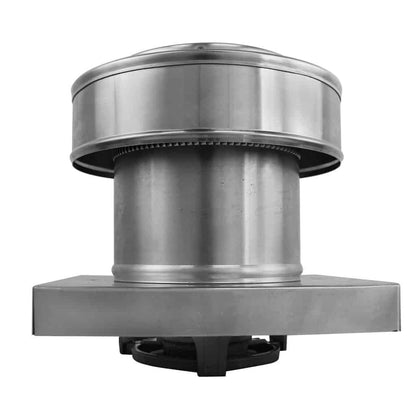 6 inch Exhaust Fan with Curb Mount Flange | RBF-6-C4-CMF - Side