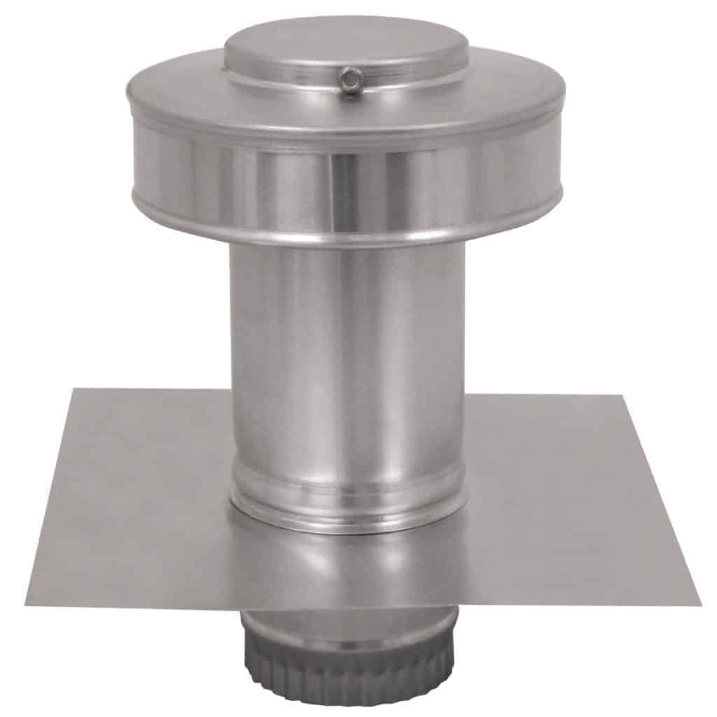 3 inch Roof Vent | Residential Round Back Roof Jack Vent Cap RBV-3-C4-TP