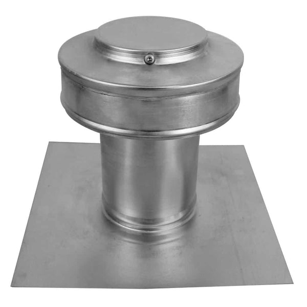 3 inch Roof Vent with 4 inch Collar | Round Back Static Roof Vent | RBV-3-C4