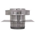 Model RBV - 5 - C2 - TP | Round Back Vent | 5" Diameter | 2" Tall Collar | Tail Pipe - Active Ventilation Products
