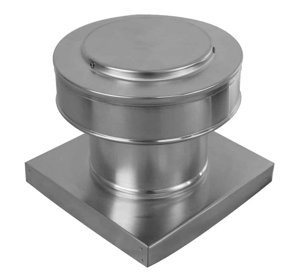 6 inch Roof Vent | Static Roof Vent with Curb Mount Flange - RBV-6-C4-CMF