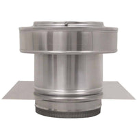 Model RBV - 7 - C4 - TP | Round Back Vent | 7" Diameter | 4" Tall Collar | Tail Pipe - Active Ventilation Products