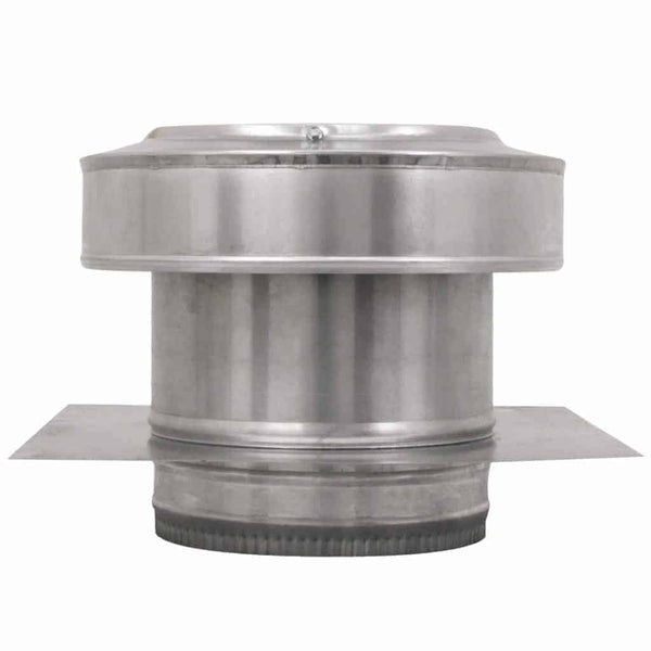 8 inch Roof Vent | Residential Round Back Roof Jack Vent Cap RBV-8-C4-TP