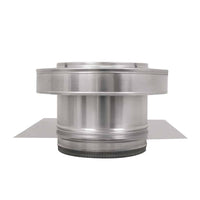 Model RBV - 9 - C4 - TP | Round Back Vent | 9" Diameter | 4" Tall Collar | Tail Pipe - Active Ventilation Products