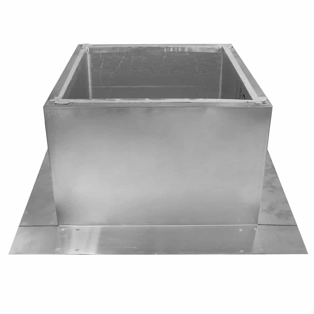 Roof Curb with Insulation (Inside Opening: 13” Outside Length & Width: 15” Height: 8”) | Model RC-12-H8-Ins