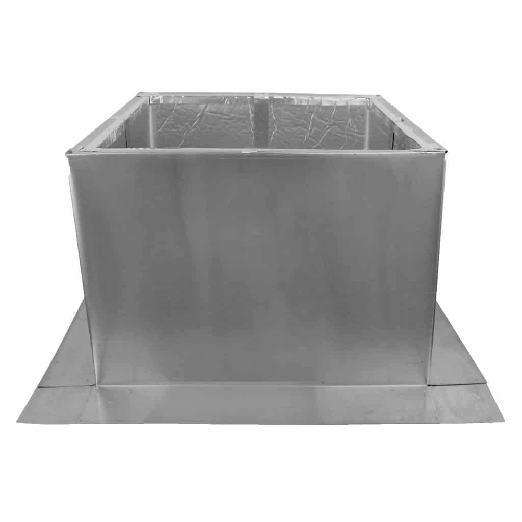 Insulated Roof Curb 12 inch Tall for 14 inch Diameter Vent or Fan