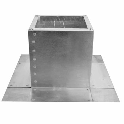 Model RC-3-H6-Ins |  Roof Curb for 3" Diameter Vent | 6" high walls | Insulated Walls