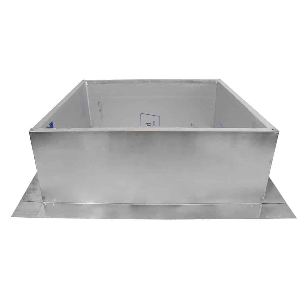 Roof Curb with Insulation (Inside Opening: 31” Outside Length & Width: 33” Height: 8”) | Model RC-30-H8-Ins