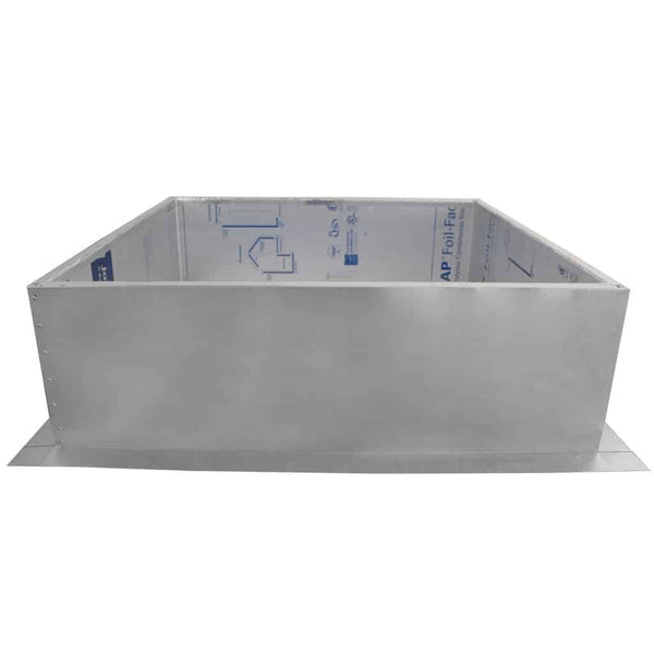 Insulated Roof Curb 12 inches tall for 36 inch diameter vents or fans