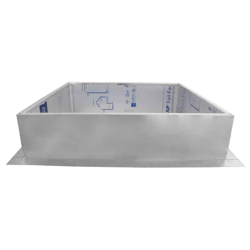 Roof Curb with Insulation (Inside Opening: 37” Outside Length & Width: 39” Height: 8”) | Model RC-36-H8-Ins