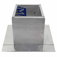Insulated Square Roof Curb for 4" Diameter Vent | 8" high walls - Active Ventilation Products