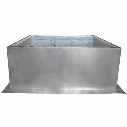 Insulated Roof Curb 18 inch Tall for 42 Inch Diameter Vents and Fans