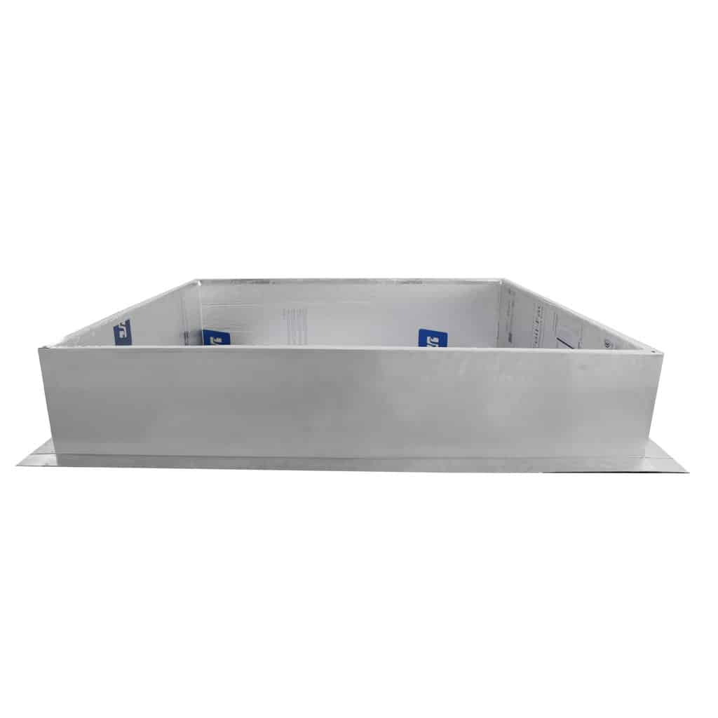 Roof Curb with Insulation (Inside Opening: 49” Outside Length & Width: 51” Height: 8”) | Model RC-48-H8-Ins