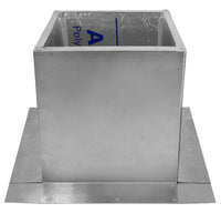 Insulated Square Roof Curb for 6" Diameter Vent | 8" high walls - Active Ventilation Products