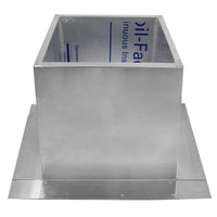 Insulated Square Roof Curb for 7" Diameter Vent | 8" high walls - Active Ventilation Products