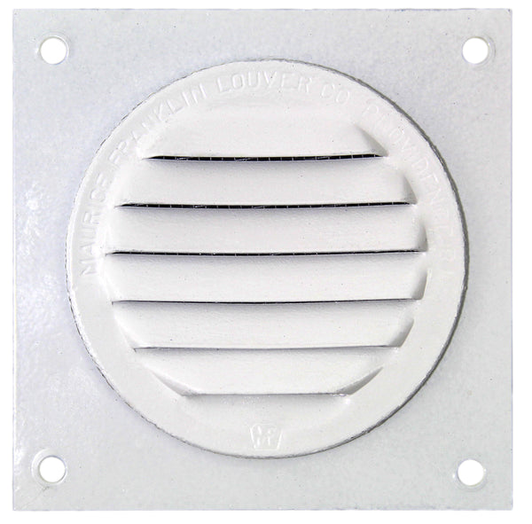 Round Soffit Vent - Mini Louver - 2 inch diameter - RSV-2-WT-top