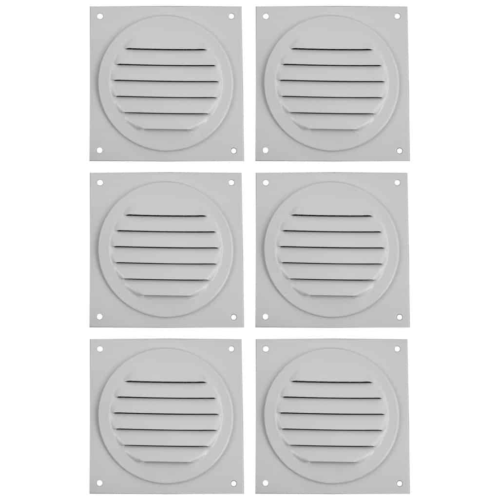 Round Soffit Vent - Mini Louvers pack of 6 - RSV-3-WT(6) - pack of 6 mini louvers