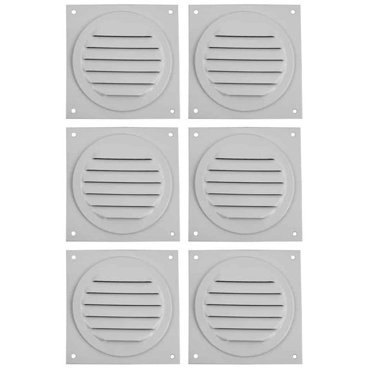 Round Soffit Vent - Mini Louvers pack of 6 - RSV-3-WT(6) - pack of 6 mini louvers