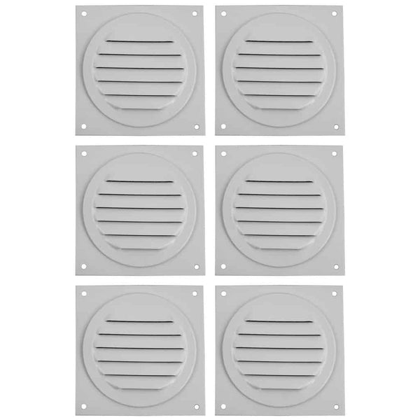 Round Soffit Vent - Mini Louvers pack of 6 - RSV-3-WT(6) - pack of 6 mini louvers