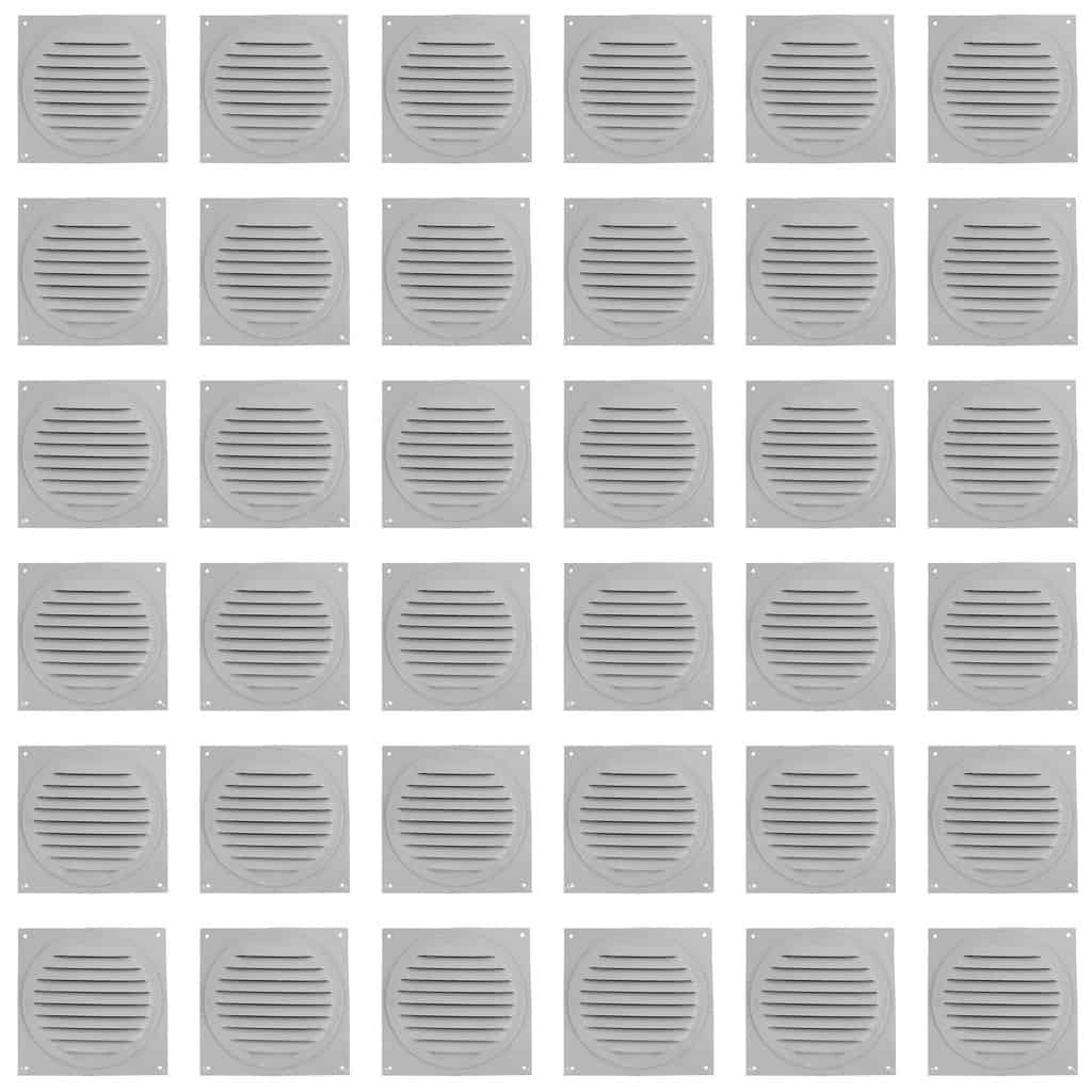 4 inch Round Soffit Vent 36 Pack - Mini Louver 36 Pack | RSV-4-WT(36)-top