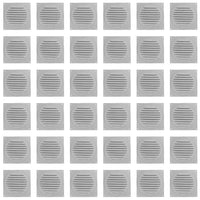 Soffit Vents Painted White - Pack of 36 | Round Soffit Vent | 4" Diameter - Active Ventilation Products