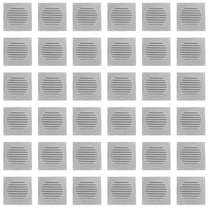 4 inch Round Soffit Vent 36 Pack - Mini Louver 36 Pack | RSV-4-WT(36)-top