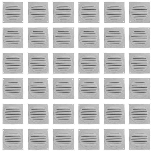 4 inch Round Soffit Vent 36 Pack - Mini Louver 36 Pack | RSV-4-WT(36)-top