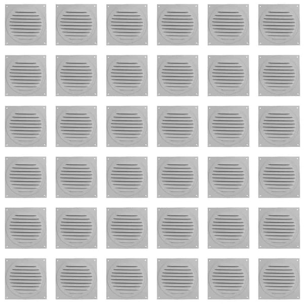 4 inch Round Soffit Vent 36 Pack - Mini Louver 36 Pack | RSV-4-WT(36)-top