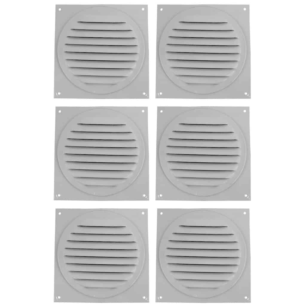 4 inch Round Soffit Vent 6 Pack - Mini Louver 6 Pack | RSV-4-WT(6)-top-featured