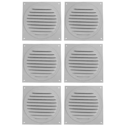 4 inch Round Soffit Vent 6 Pack - Mini Louver 6 Pack | RSV-4-WT(6)-top-featured