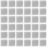 Soffit Vents Painted White - Pack of 36 | Round Soffit Vent | 6" Diameter - Active Ventilation Products