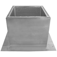 Insulated Square Roof Curb for 12" Diameter Vent | 12" high walls - Active Ventilation Products