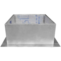 Insulated Square Roof Curb for 24" Diameter Vent | 12" high walls - Active Ventilation Products