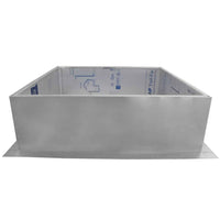 Insulated Square Roof Curb for 36" Diameter Vent | 12" high walls - Active Ventilation Products