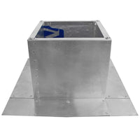 Insulated Square Roof Curb for 4" Diameter Vent | 6" high walls - Active Ventilation Products